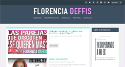 Desktop Screenshot of florenciadeffis.com